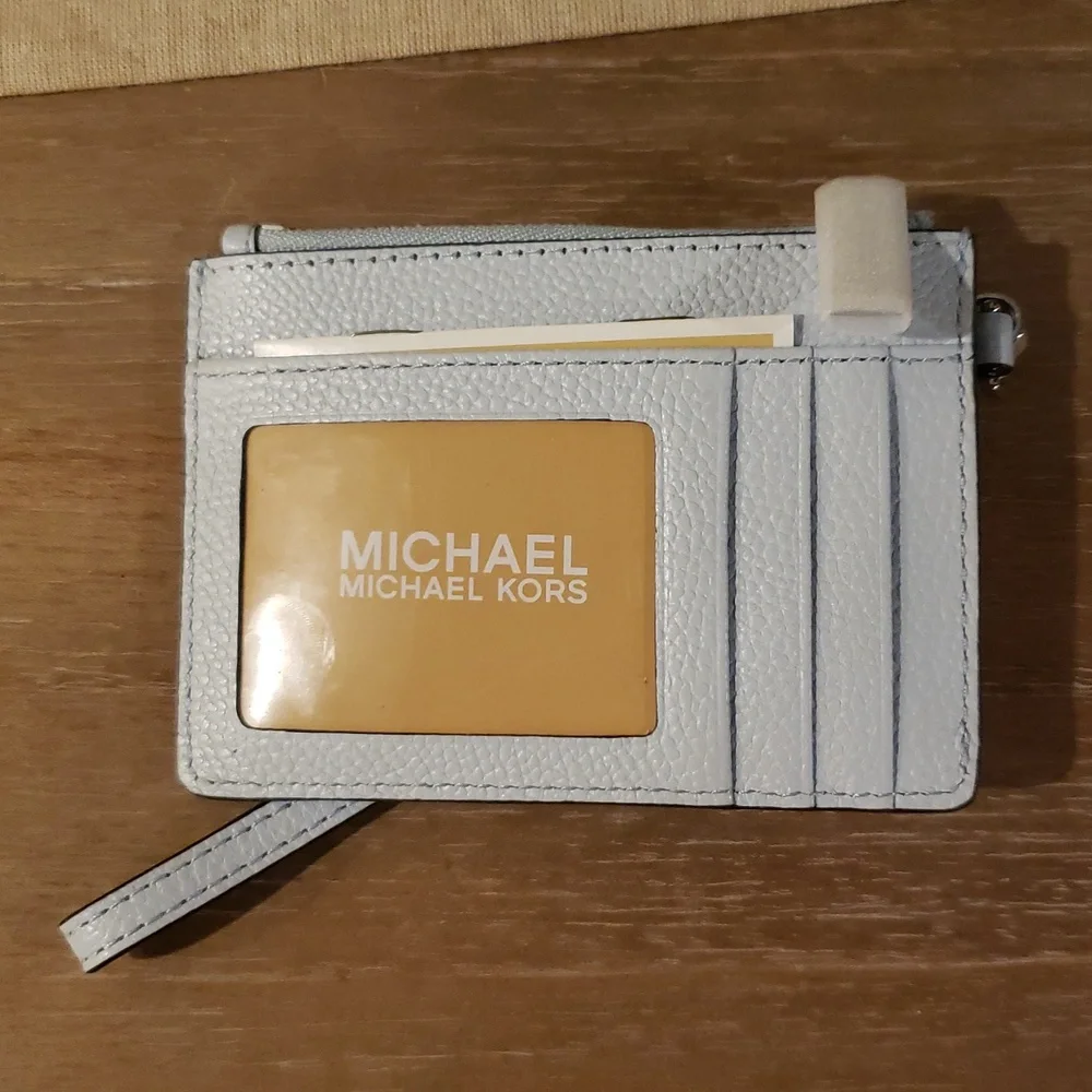 NWT! SET! Michael Kors Sylvia Signature Crossbody Purse & Card Coin Key Holder